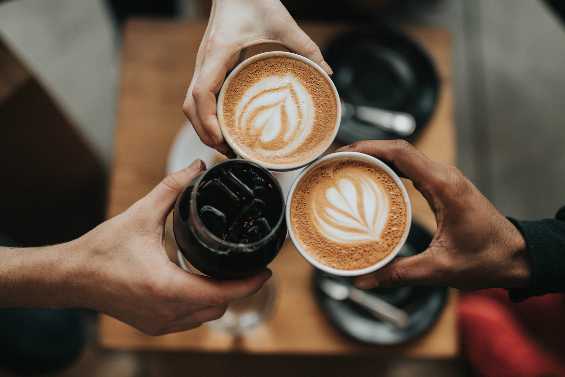 People meeting in a coffee shop